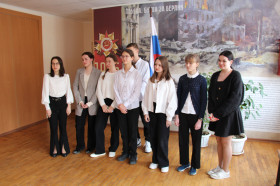 Церемония награждения победителей и призёров муниципального этапа ВсОШ.