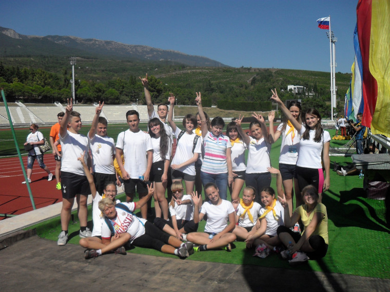 Участие во Всероссийском военно-спортивном слёте в Крыму.