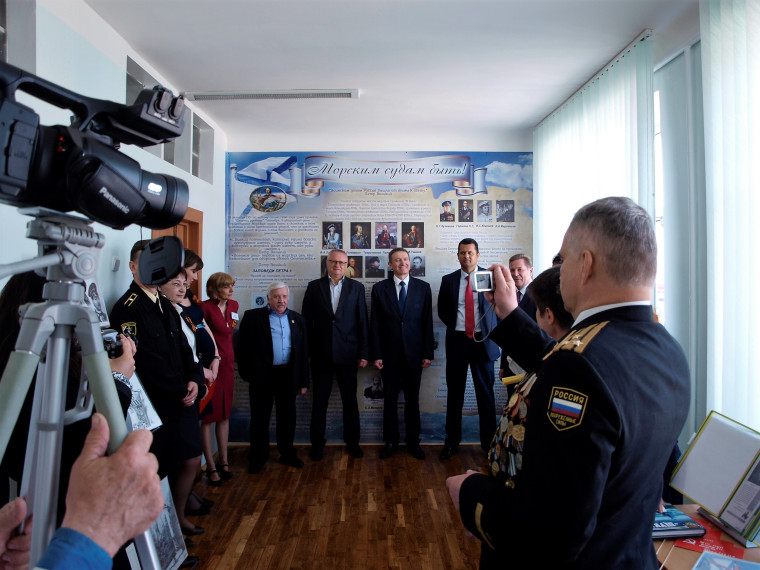Открытие новой музейной экспозиции, посвящённой 70-летию Великой Победы.
